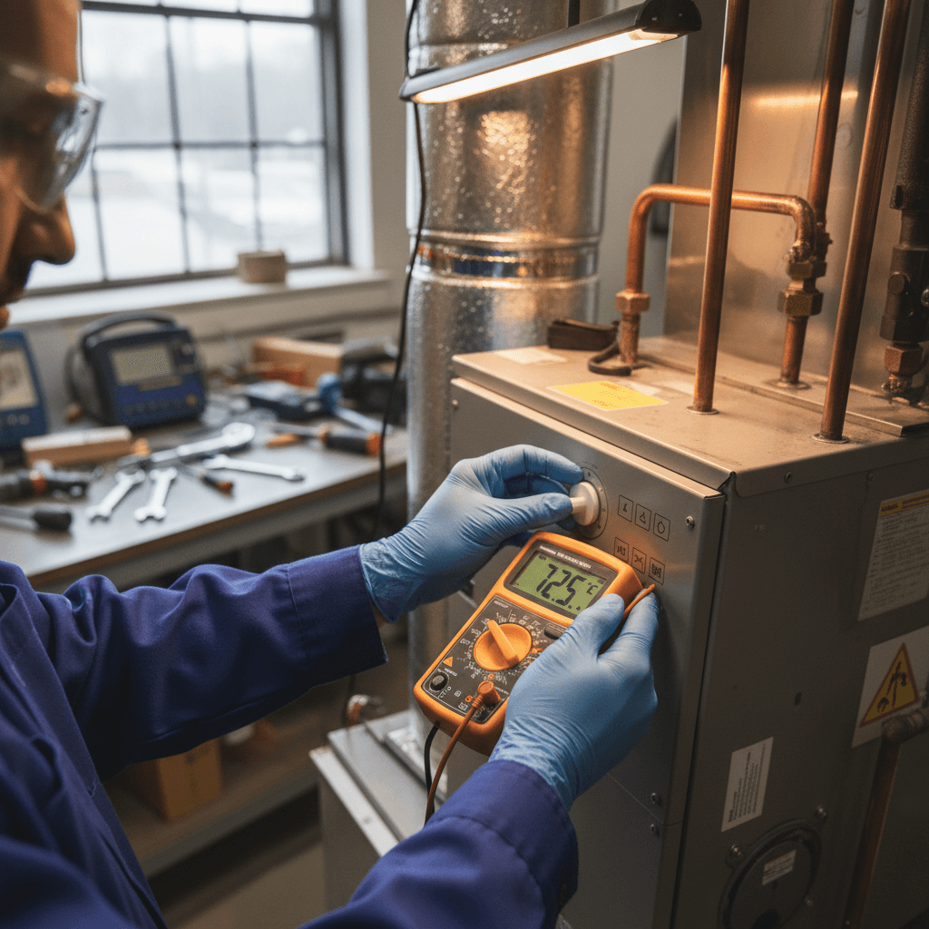 HVAC maintenance checklist and inspection